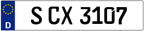 Truck License Plate